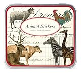 Cavallini Decorative Stickers Animals, Assorted