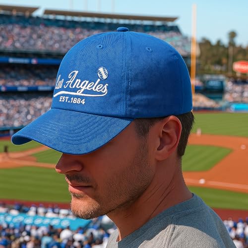 Image of Cap Hat Classic Vintage Embroidered Hat Cap for Men Women Teenager Cap Adjustable