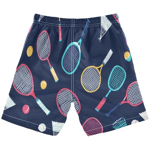Boys Beach Board Shorts Tennis Badminton Swim Trunk Teen Swimwear 8-16Y Multicolor2