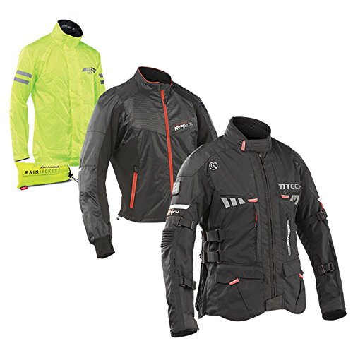 MTech RAINFOREST WINDSTOPPER giacca da moto turismo (m, Nero)