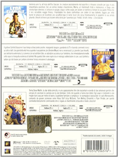 Pack 3 Películas DVD Infantiles Ice Age Garfield y Doce en Casa 3