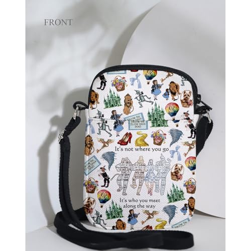 MAOFAED Wizard Crossbody Bag, It's Not Where You Go, It's Who You Meet Along The Way, Halloween Party Favor3