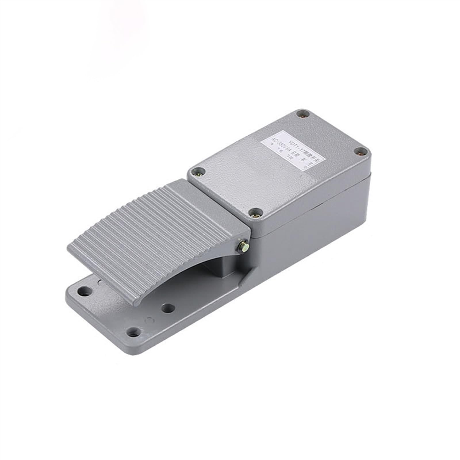 Pedal de control YDT1-17 interruptor de pie de aluminio 6A 380V 6