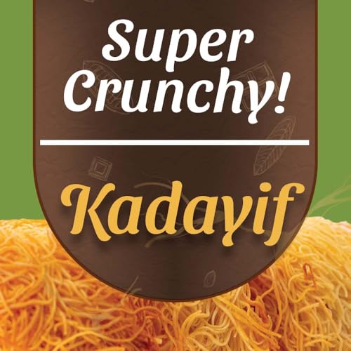 Knuspriger, gerösteter Kadayif 200g - Engelshaar (Teigfäden) von Ben’s Garden - Ideal für Dubai-Style Schokolade,als Topping von Müsli & Joghurt-Ohne Zusatzstoffe-Ohne Transfette-100% natürlich