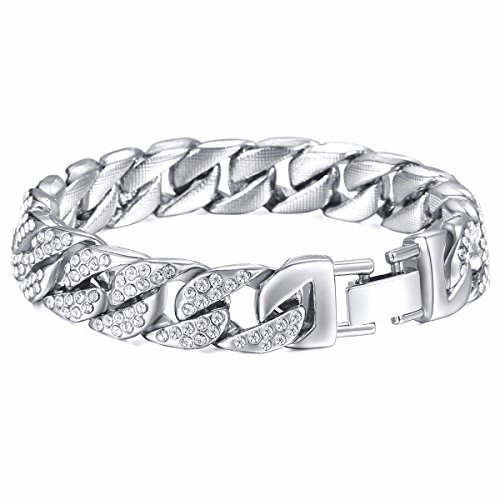 Trendsmax Curb Set Catena del Braccialetto di