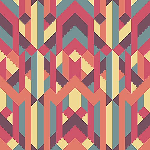 Papiers peints de qualité supérieure Coloray déco murale rouge rétro 250x104