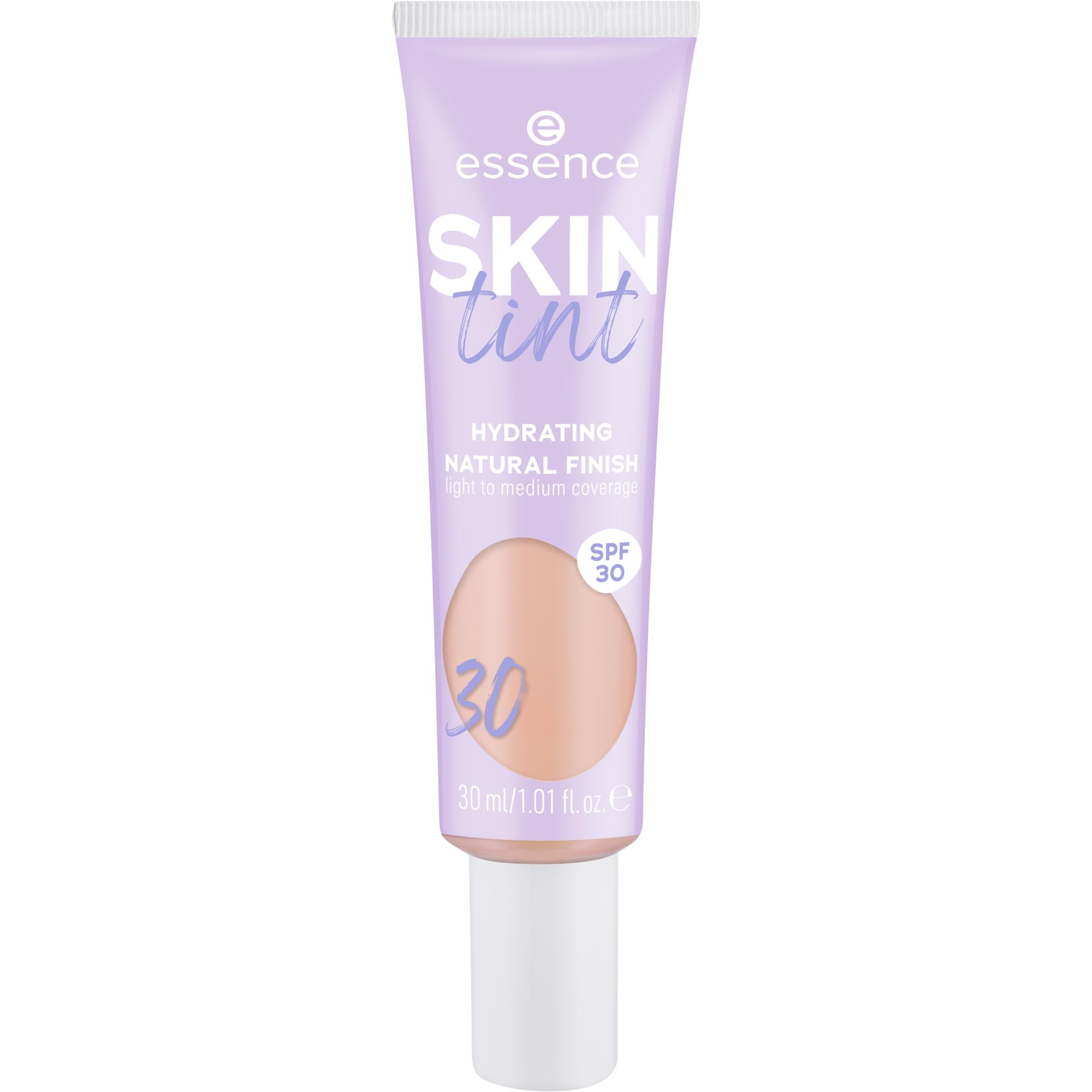 Essence SKIN Tint Nr. 30 Nude - Feuchtigkeitsspendendes, ölfreies Make-up mit SPF 30