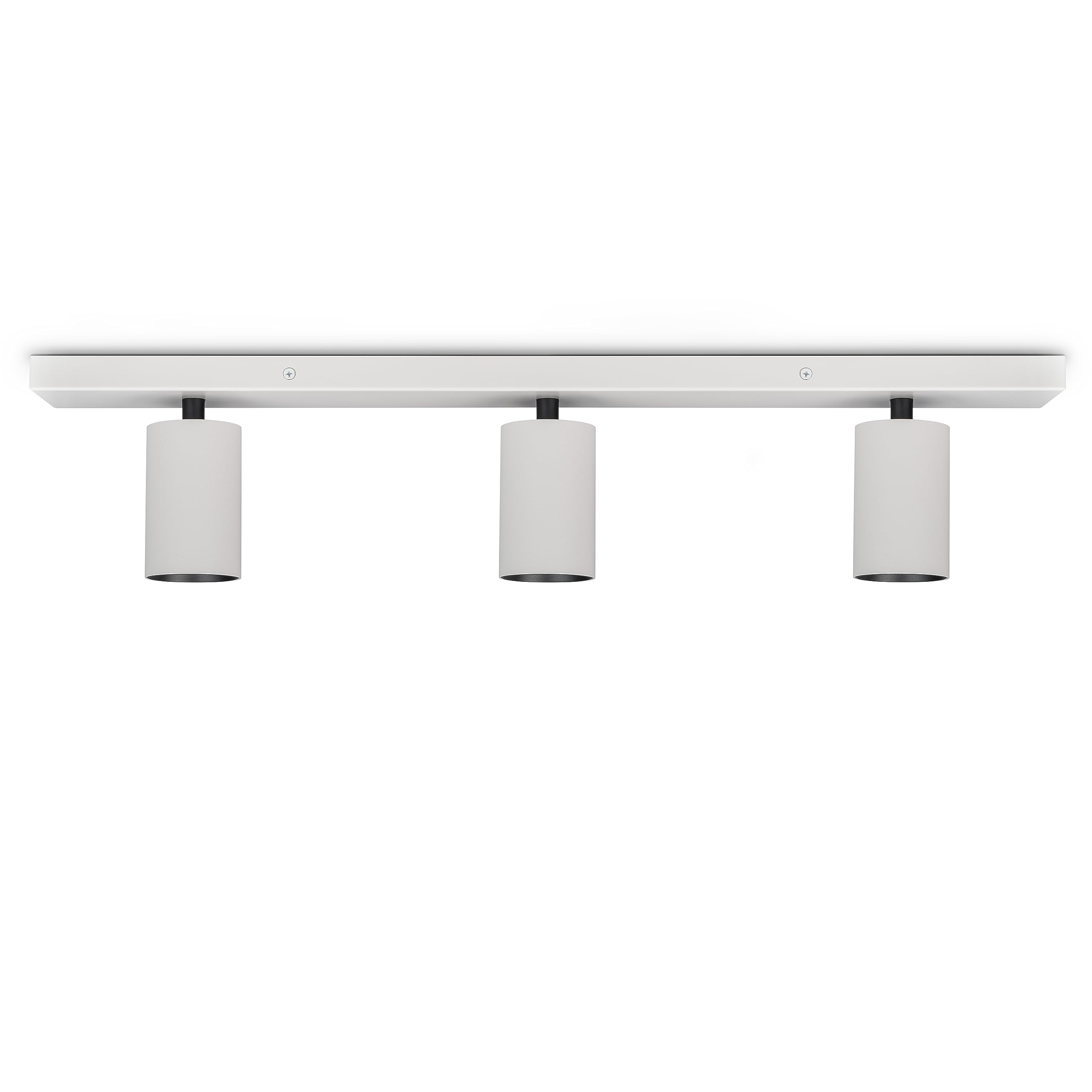 Paco Home Deckenlampe Wohnzimmer Wandleuchte Schwenkbare Spots Wandlampe GU10 Modern Deckenleuchte Küche Schlafzimmer, Farbe:Weiß-Schwarz, Leuchtentyp___Technologie:Typ 1-3x GU10