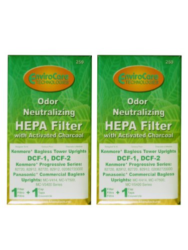 Filtre HEPA Kenmore Progressive résout la perte d'aspiration - EnviroCare Pack 2