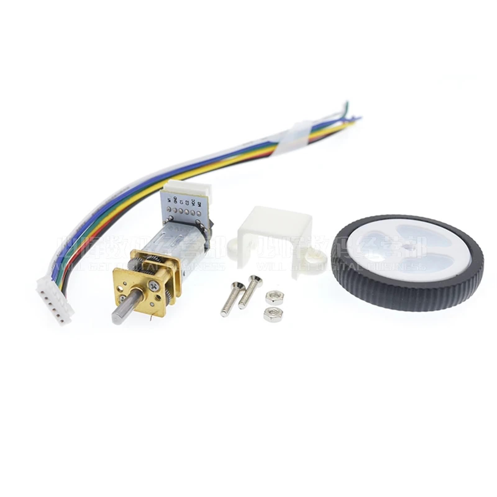 Moteur encodeur N20 micro engrenage 500rpm pour trajectoire stable
