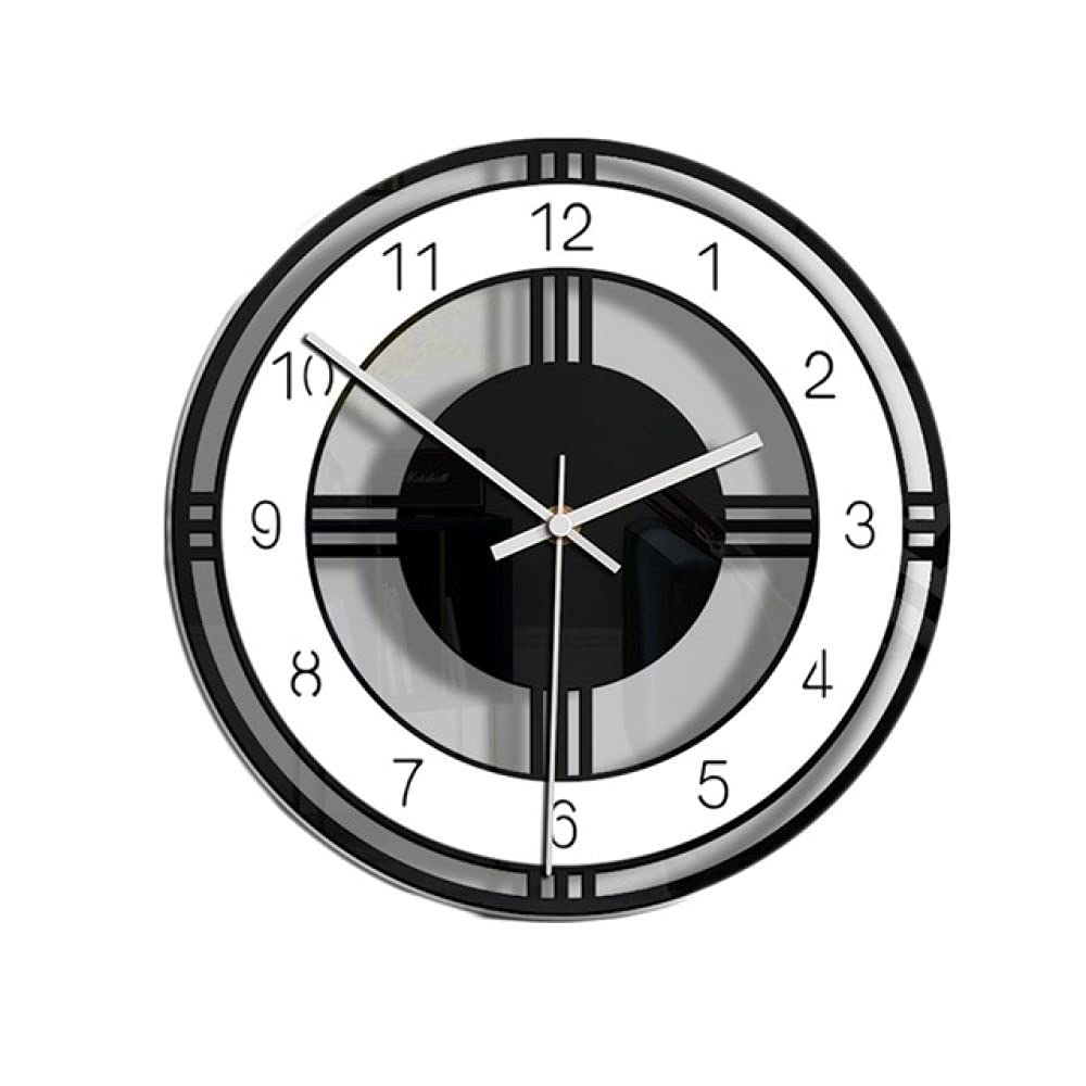Horloge numerique murale acrylique miroir 3D au fini moderne haut de gamme