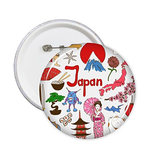 Animaux et paysage du Japon coffret de badges XL à offrir aux passionnés