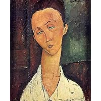 アメデオ モディリアーニ、【若い女の胸像】、希少画集画より アメデオ モディリアーニ、【若い女の胸像】、希少画集画より