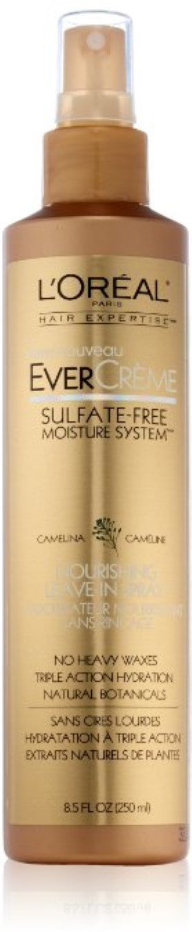L'Oreal Evercreme Nourishing Leave-In Spray, 8.5 Fluid Ounce