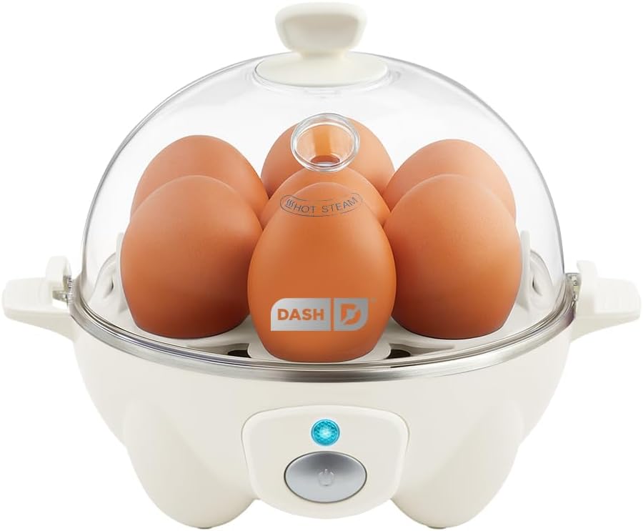 Dash Rapid Egg Cooker - Boiler, Poacher and Steamer - Holds 7 Eggs - Dishwasher Safe