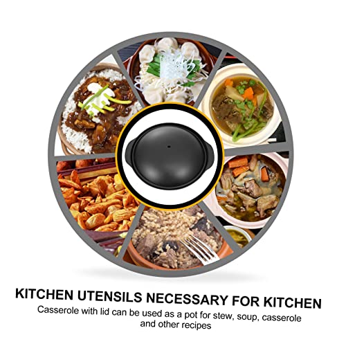 Garneck Aluminum Clay Pot Rice Pot for Braised Chicken Casserole Lid Cast Aluminium for Home Use - Image 7