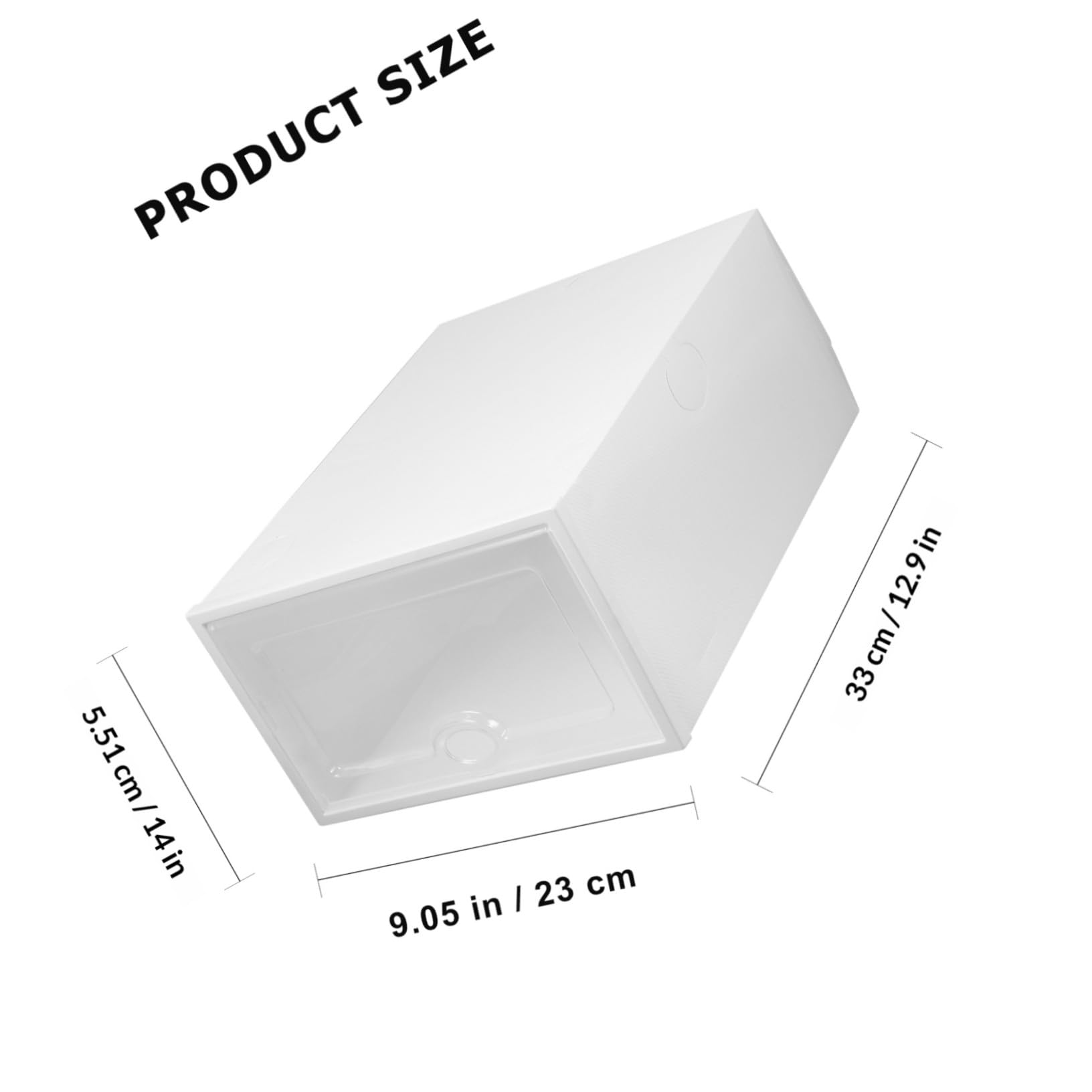 BESTYASH 6 pezzi Scatole Scarpe Trasparenti Plastica da Contenitori Impilabili Cassetto per Armadio Organizer Scarpe Stabile e