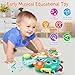 Baby Toys 6-12 Months, Baby Piano Infant Toys for 9-12 months, Dinosaur Musical Light Up Baby Toys for 6 9 12 18 Months, Early Learning Educational Toys for 1 Year Old Boys Girls Birthday Xmas Gifts