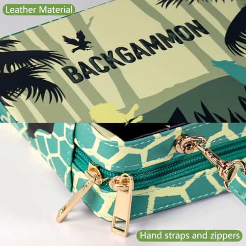 Backgammon Juego de Mesa Plegable para 2 Adultos 10 Pulg miniatura 5