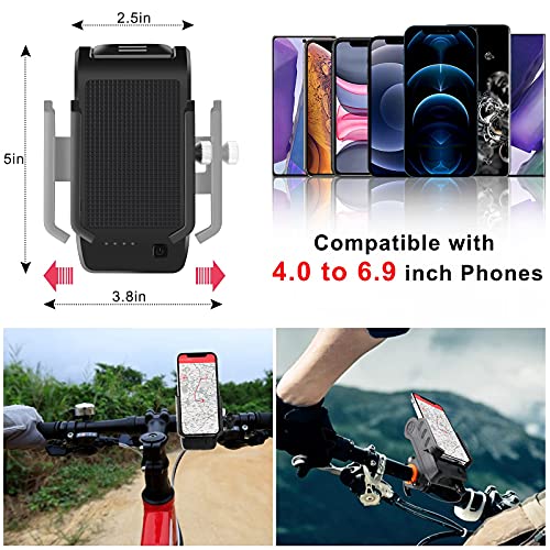 Tsuinz Bike Lights Front And Back Bike Light Bright Usb Rechargeable Bicycle Headlight And Taillight With Ipx4 Waterproof Mount 4 In 1 Bike Light Holder With Horn For Phone 4.0 To 6.5 Inches #TOP5