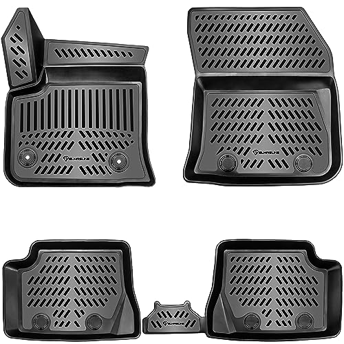 ELMASLINE Lot de Tapis de Sol en Caoutchouc 3D pour Jeep Avenger 2023-2025 Électrique | Tapis de Voiture en Caoutchouc avec Bords Extra Hauts | Accessoires...