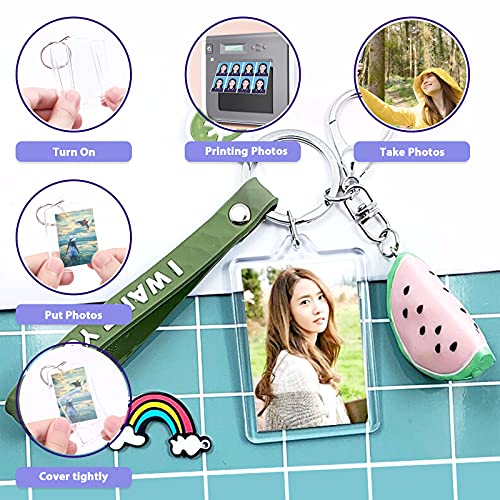 Swpeet 40Pcs Pendant Picture Frame Keyrings, Make Your Own Keyring Kit, Keychain Central Photo Frame Pendant For Kids To Assemble And Attach To Key Rings And Bags #TOP4