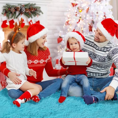 Soft Round Area Rug for Kids Bedroom, Fluffy Fuzzy Shaggy Rug 5'X5'for Living Room, Non Slip Circle Plush Rug for Girls Room Nursery Dorm Decor,Light Blue