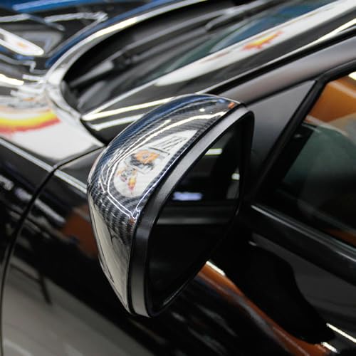 Crosselec Carbon Fiber Side Door Mirror Cover Molding Trim for Dodge Charger 2011-2023 (Carbon Fiber Pattern-Replacement) by crosselec - Image 4