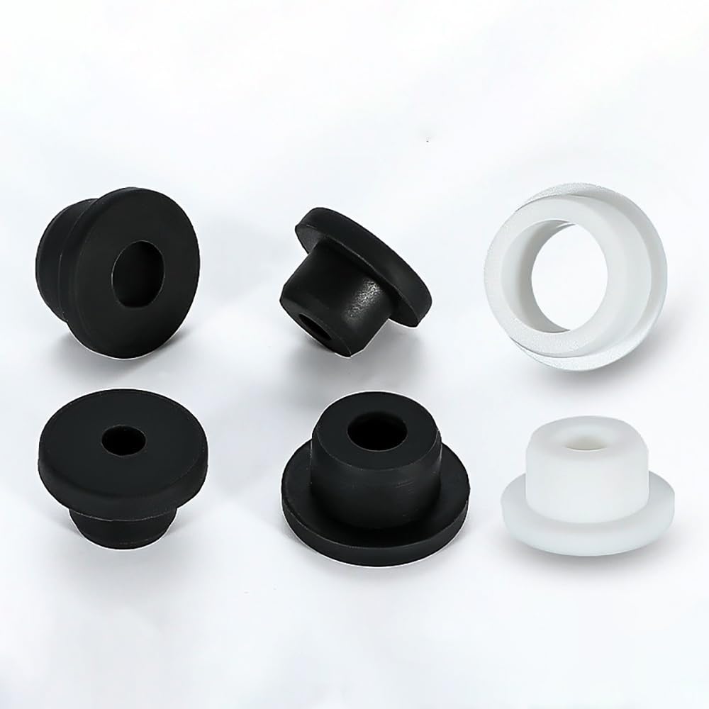 Tapones De Silicona De Varios Tamaños For Orificios De Sellado, 10 Unidades De Tapas Ciegas De Goma Antienvejecimiento For Muebles, Maquinaria, Dispositivos Electrónicos(White,53.6mm)