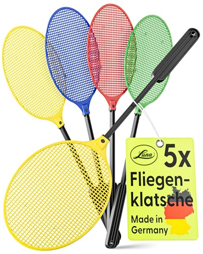 LUNA® Fliegenklatsche stabil (5er Set) - Made in Germany -...