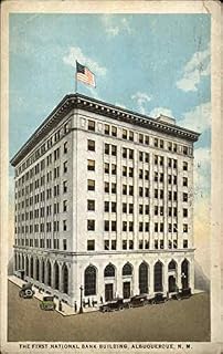 The First National Bank Building Albuquerque, New Mexico NM Original Antique Postcard