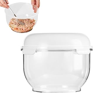 Dough Proofing Container - Organiser for Fermentation Storage, Baking Travel Box| Smooth Surface Kneading Holder Safe Lid Food Grade Baking Tools Accessories for Yeast Pizza Crust Loaf Bakery