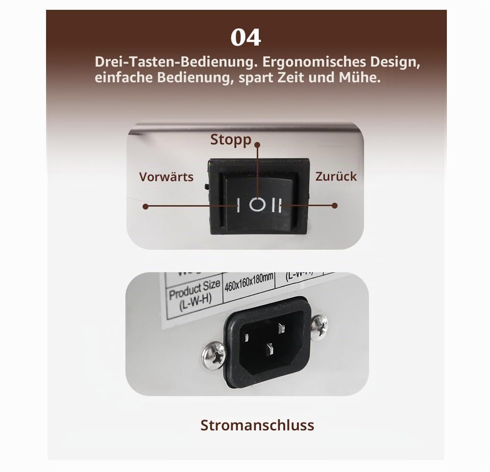 Elektrischer Spiralschneider - 50W Kartoffelschneider - Kartoffel Twister Gemüse Schneider für Obst - Französisch Frites Cutter
