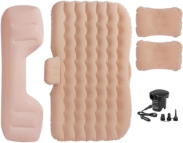 Car Air Mattress with Car Air Pump 2 Pillows for Lamborghini Gallardo/Islero/Jalpa/Jarama/Miura/Murciélago/Urraco, Comfortable Durable, for Camping, Hiking, Trip and Other Outdoor Activities