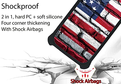 Jioeuinly At&T Motivate 3 Case Eabf22206A Compatible With Sharp Rouvo V Phone Case Cover [With Tempered Glass Screen Protector][Hard Pc + Soft Silicone][Luminous Effect] Ygh-Gq #TOP1