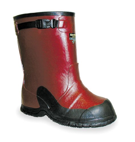 Honeywell - 21406 WT 13 - Men's 14 Dielectric Overboots, Red/Black, Size 13 - Main Image