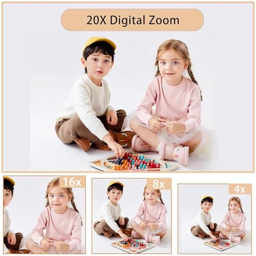 Image of Digital Camera, 4K Ultra HD 56Mp Autofocus Camera, Digital Point and Shoot Camera with 20X Zoom Anti Shake, Video Camera with 32GB SD Card for Adults, Teens, Beginners (CAM12)