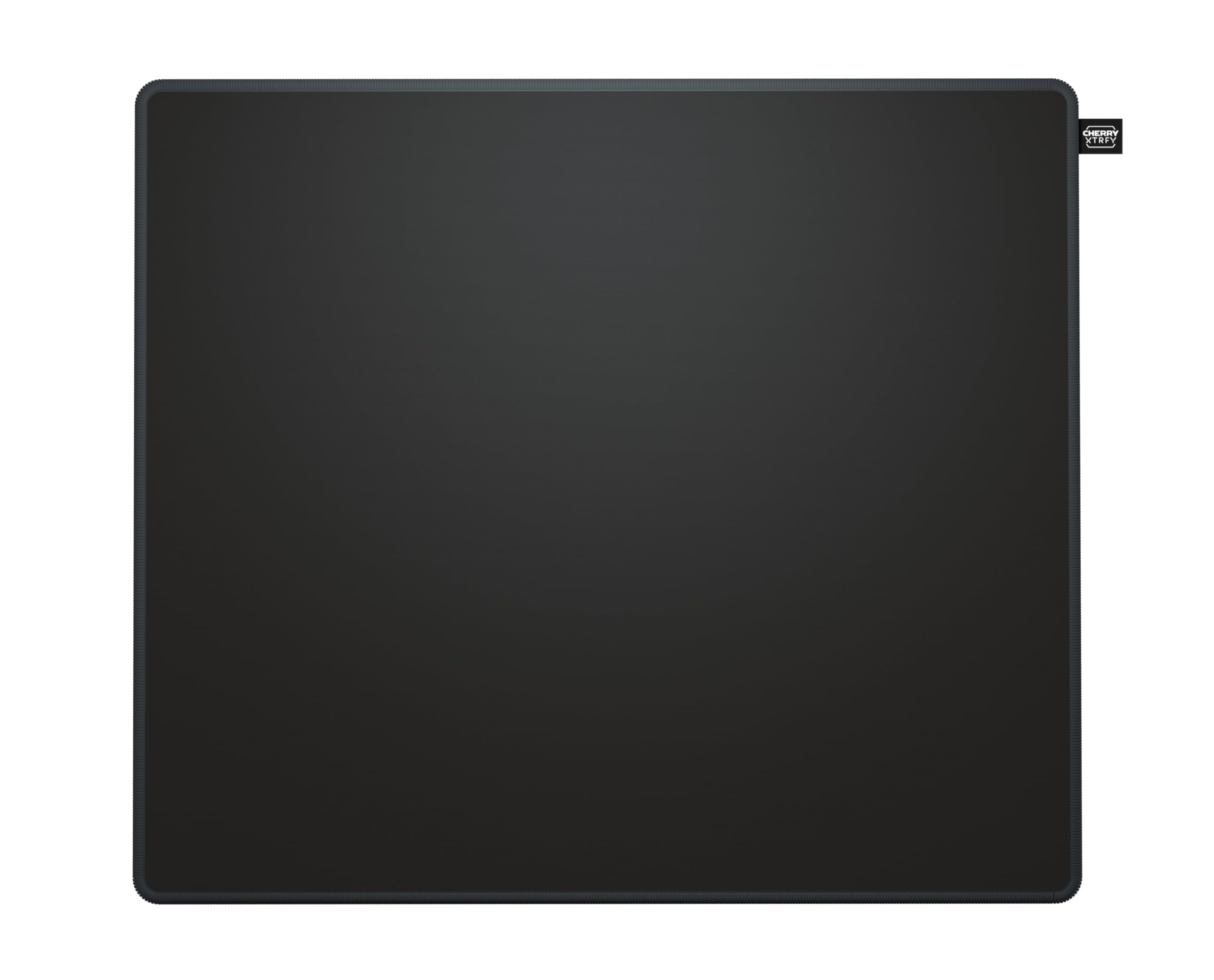 CHERRY XTRFY GP5, Fabric Gaming Mouse Pad in M (320 x 270 x 3 mm), Smooth Speed Pad for Precision, Stitched Edges, Non-Slip, Machine-Washable, Black