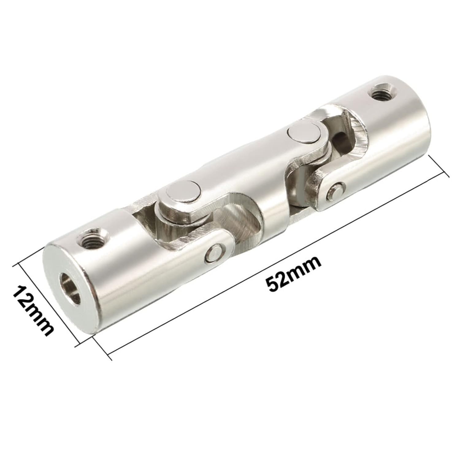Accouplement Joint Universel Joint universel rotatif 2 pièces (8 mm à 8 mm)