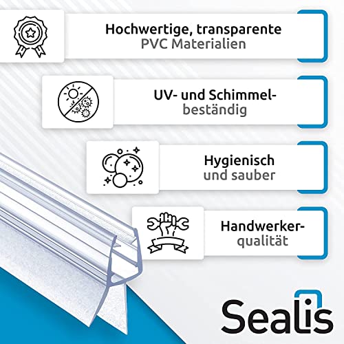 Ersatzdichtungen für Duschkabinen Sealis 2x 100cm