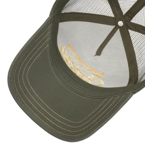 Image of Stetson American Heritage Trucker Cap Men Breathable Mesh Snapback Summer Winter