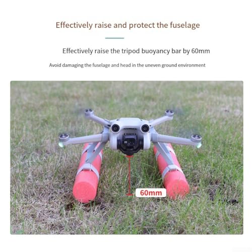 Getdoublerich Mini 4K Fahrwerk-Beine und Wasserfahrwerk für DJI Mini 3 Zubehör, faltbare Extender Fahrwerk-Kombination, verbessert die Leistung