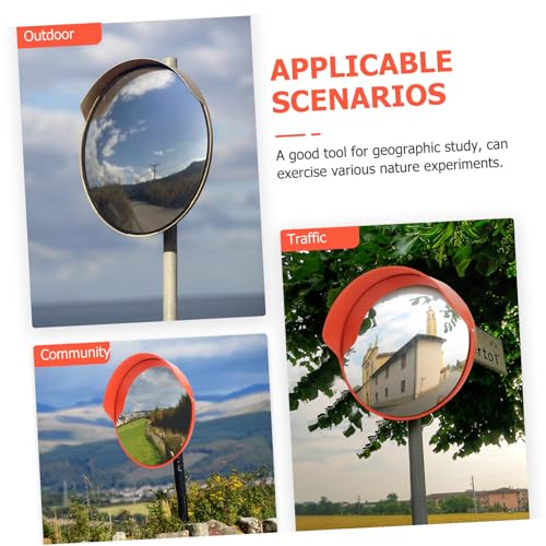 Miroir convexe 30 cm de circulation avec support métallique robuste - 7