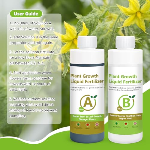 Nutriente Líquido para Plantas Hidropónicas 250ml miniatura 7