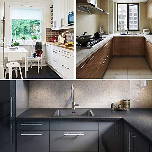 Abgream Cabinet Handles - Pack of 30 Stainless Steel T Bar Drawer Pulls Cupboard Knob for Kitchen Furniture Hardware (Overall Length: 4", Hole Center: 2.5") - Thumbnail 6