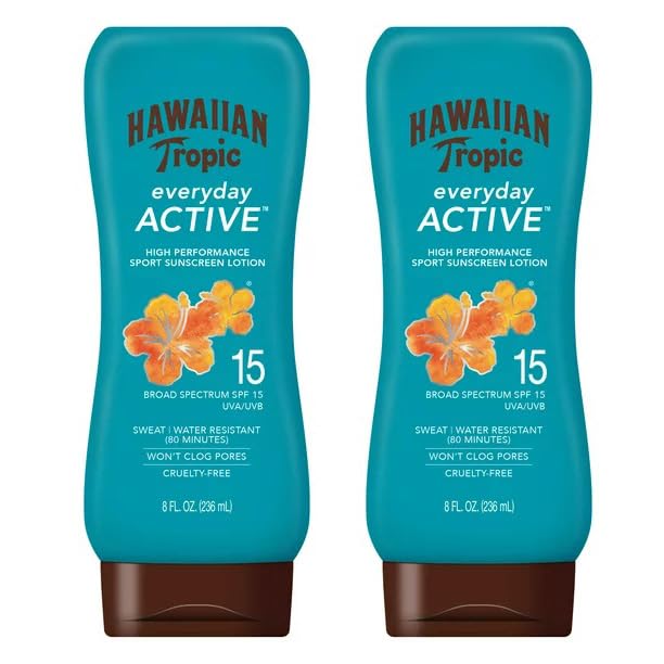 Hawaiian Tropic Everyday Active Lotion Sunscreen SPF 15