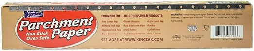 Premium White Parchment Paper - 12" x 100" (1 Pc) | Elegant, Durable, & Versatile Single Sheet - Ideal for Baking, Crafting, and More