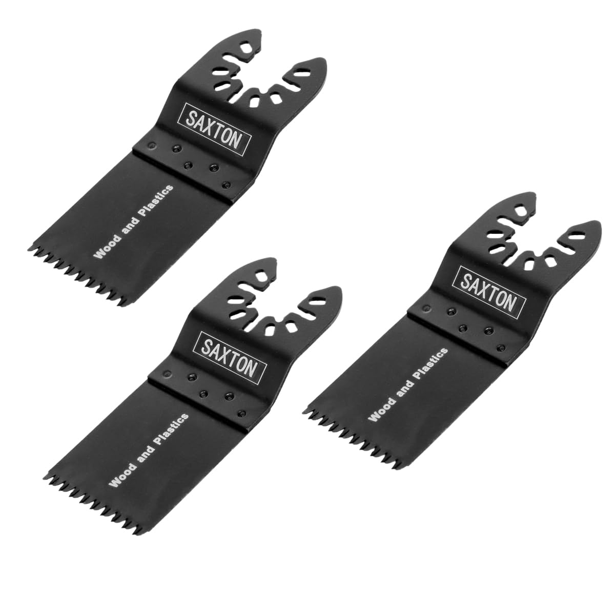 Saxton Blades Black 3 X 35Mm Coarse For Dewalt Wolf Stanley Worx Oscillating Multitools