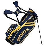 Milwaukee Brewers Caddie Carry Hybrid Golf Bag