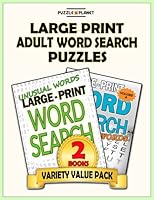 Large Print Adult Word Search Puzzles: Word Search Puzzle Books Value Pack 1540765652 Book Cover